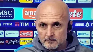 Napoli Lazio (0-1)/intervista Spalletti/sono stati fortunati