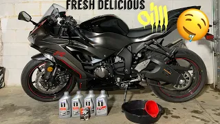 2023 Kawasaki Ninja ZX6R - First oil change tutorial