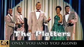 The Platters "Only You (And You Alone)" (1955) [Colorized Remastered in 4K]