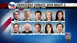 Democratic debate continues tonight
