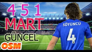 Osm Taktik 2022 451 Mart Güncel Taktik Online Soccer Manager New Tactic