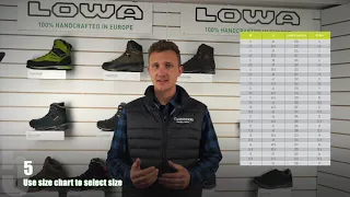 Boot Sizing Tool