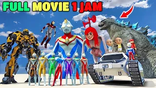 FULL MOVIE 1 JAM PERTARUNGAN ULTRAMAN DYNA LAWAN SIREN HEAD MOMO DIBANTU MOBIL ROBOT BUMBLEBEE!