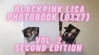 unboxing blackpink lisa photobook vol. 2 second edition + ktown4u pre order photocards!!!