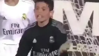 O futuro goleiro do Real Madrid.