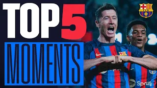 ROBERT LEWANDOWSKI PICKS HIS TOP 5 LA LIGA MOMENTS 🏆