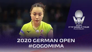 Mima Ito vs Bruna Takahashi | 2020 ITTF World Tour German Open