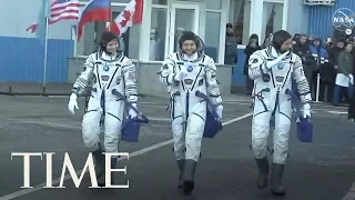 3 Astronauts Arrive Safely On International Space Station Following Previous Failed Launch | TIME