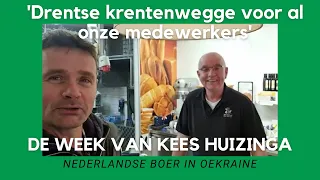 Oekraïne-vlogger Kees Huizinga: 'Drentse krentenwegge voor onze medewerkers'