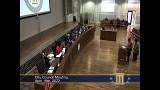 MONTGOMERY CITY COUNCIL WORK SESSION (4/19/22)