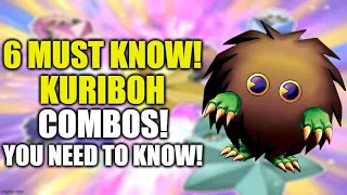 6 MUST KNOW KURIBOH COMBOS!!! HOW TO PLAY A KURIBOH DECK! (OCTOBER 2023) YUGIOH!