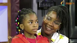 #Masem: Abigail of TV3 Talented Kids receives a hearing aid from a Showtime fan.