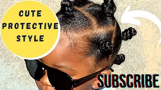 Bantu knots/ Moisturizing and Detangling/Protective Styles for toddlers/kids