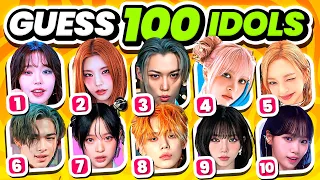 NAME 100 KPOP IDOLS (2024 Edition) ⚡️ GUESS THE IDOL - KPOP QUIZ 2024