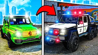 Converting CIVILIAN Cars to POLICE Cars in GTA 5!