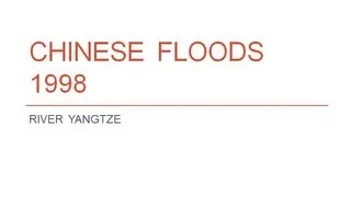 Yangtze Floods (1998)