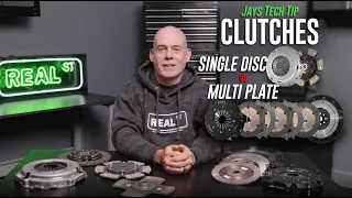 The Difference Between Single Disc Clutches vs Multi Plate Clutches - Jays Tech Tip
