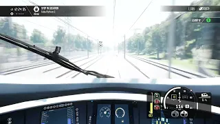 Emergency Stop from 228MPH - Train Sim World 3