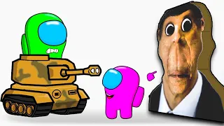 Obunga Vs Among Us in real life animation Part 4