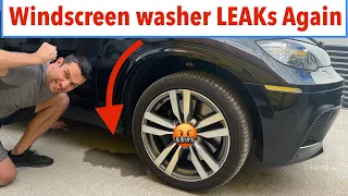 BMW Windscreen washer FLUID is LEAKING again !