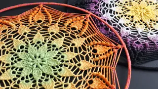 Mandala Wild Blooms Crochet Tutorial - Free Pattern | Part 1/3