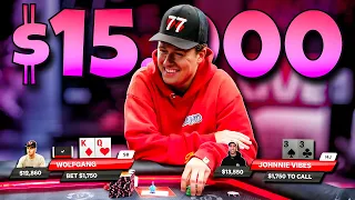 $15,000 BUY-IN at Tropicana Live in LAS VEGAS! | Poker Vlog #247