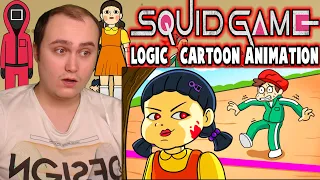 Squid Game Logic | Cartoon Animation | Reaction