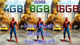 4GB vs 8GB vs 16GB RAM - 5 Games Tested (How Much Ram You Need)
