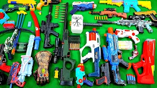 Collecting 7 Sniper Rifles and AK47 Guns Thanos Gloves Machine Gun Water Gun Shotgun bow gun sword