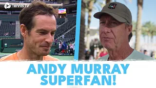 Everybody Needs A Superfan Like Jon! 🫶 Andy Murray's Newest Coach at Indian Wells