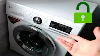 Как разблокировать стиральную машину LG