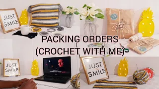 Packing My First Orders For My Small Business | Crochet With Me | Starbright Creations