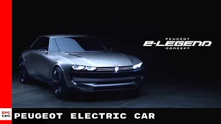 Peugeot e-Legend Concept Electric Car