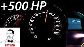 AWESOME FAST! Megane RS +500 hp (70 - 300 acceleration)