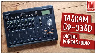 Tascam DP-03SD Digital Portastudio - multitrack recorder demo