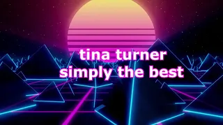 tina turner - simply the best (slowed + reverb)