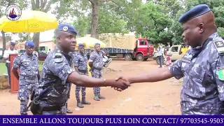 NATITINGOU/ Cérémonie de port de galons à la Direction Départementale de la Police républicaine.