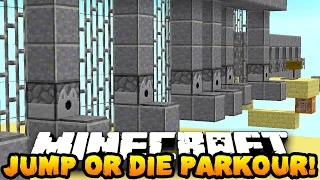 Minecraft JUMP OR DIE PARKOUR! (Trap, Speed & Piston Jumps!) | w/ PrestonPlayz & MrWoofless