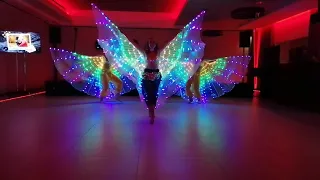 Led Light Wings ORIENTAL SHOW - Jai ho PERFECT SHOW Agencja Taneczna, atrakcja na event, wesele