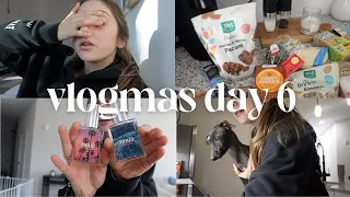 VLOGMAS DAY 6: sick vlog, burnout & grocery haul