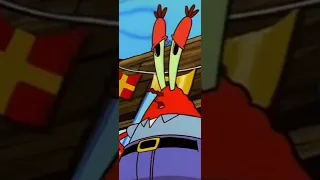 Mr Krabs says "Holy shit" and dies