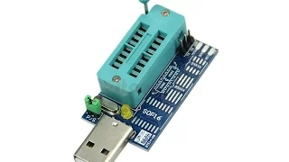 ПРОГРАММАТОР  CH341A USB 24 25 серии EEPROM Flash BIOS / Обзор и сборка