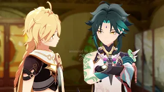 [MMD] "Why do you wipe them off?!" | Xiao x Aether