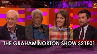 The Graham Norton Show S21E01- Sir Michael Caine, Morgan Freeman, Gemma Whelan, Jack Whitehall