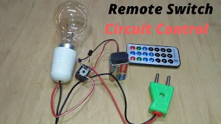 how to make remote control led bulb _ Automatic ON and OFF Light electronics projects
