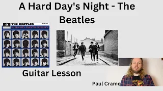 A Hard Day's Night - The Beatles - Guitar Lesson