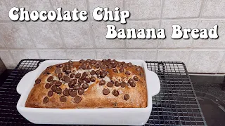 Easy Chocolate Chip Banana Bread | Bake with Kate | Magically Katelyn