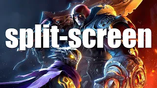 How to enable local coop (splitscreen) in Darksiders Genesis? (single PC multiplayer)