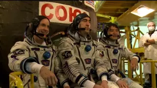 Expedition 48-49 Crew Prepares For Launch in Kazakhstan