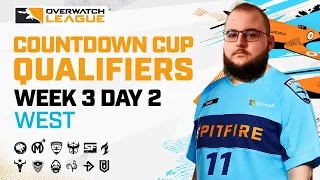 Overwatch League 2021 Season | Countdown Cup Qualifiers | Week 3 Day 2 — West